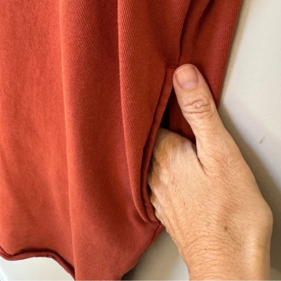 Rag & Bone Ryder Muscle Mini Dress in Paprika organic cotton size Small - Picture 13 of 15